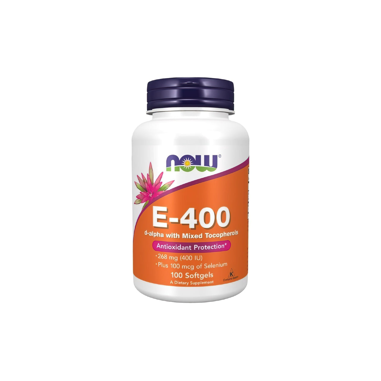 Vitamin E-400 Gemischte Tocopherole Mit Selen 100 Weichkapseln Now Foods
