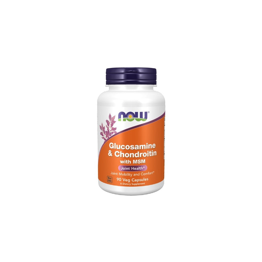 Glucosamin Chondroitin mit MSM 90 pflanzliche Kapseln Now Foods